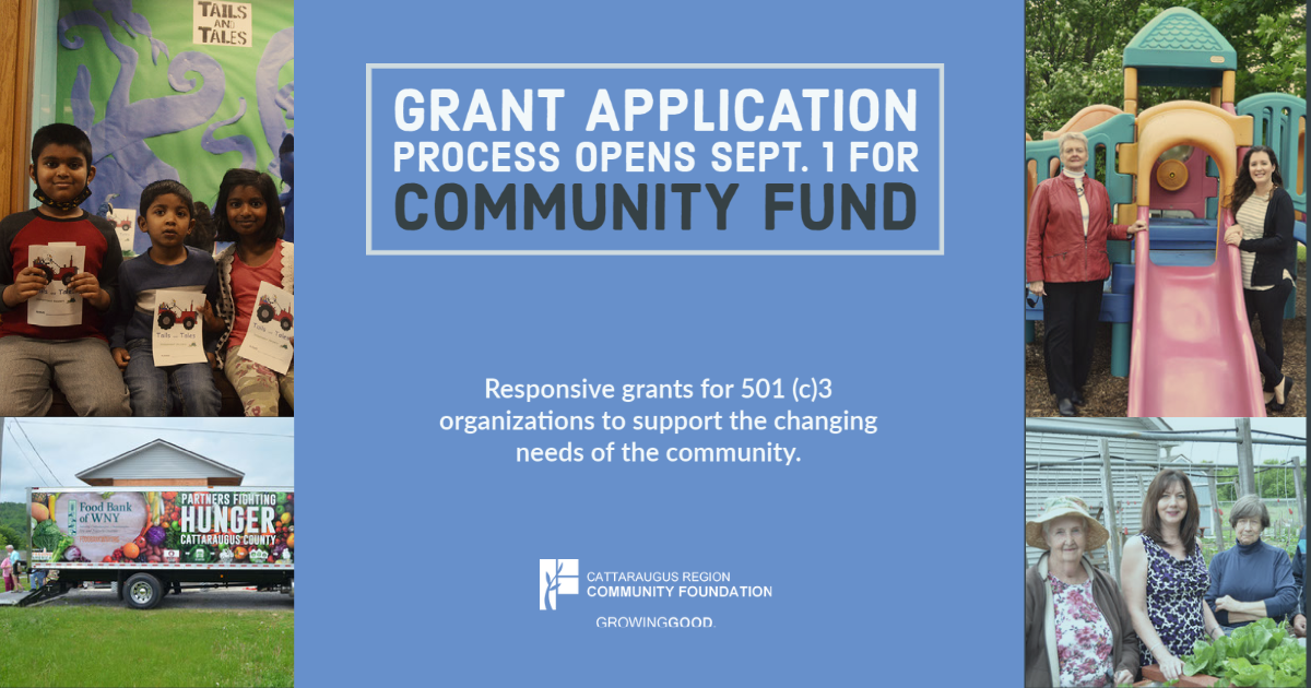 Community Fund Grant application process opens September 1